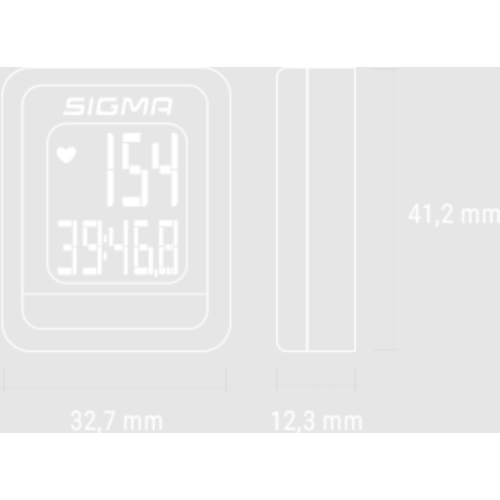 Sigma ID.Go heart rate monitor green