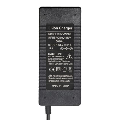 36V Charger (42V Output) 2A with GX16 Connector