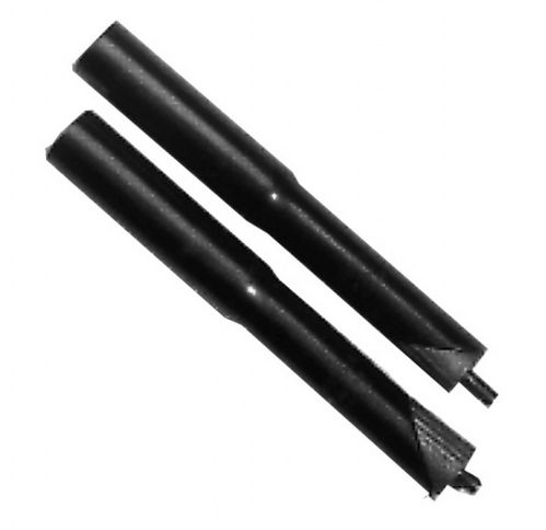 Prolongación potencia 22,2 mm 1" acero, negro, alargado, 10-15 cm