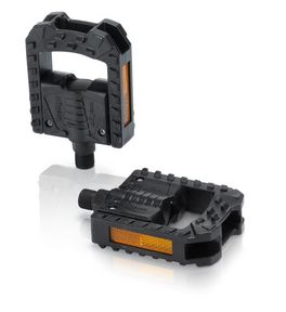 XLC pedal plegable PD-F01 plstico, negro, reflector
